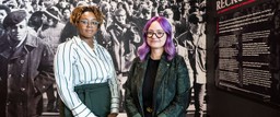 Taylor Bailey MA’22 and Kacie Lucchini Butcher, leaders of the Public History Project