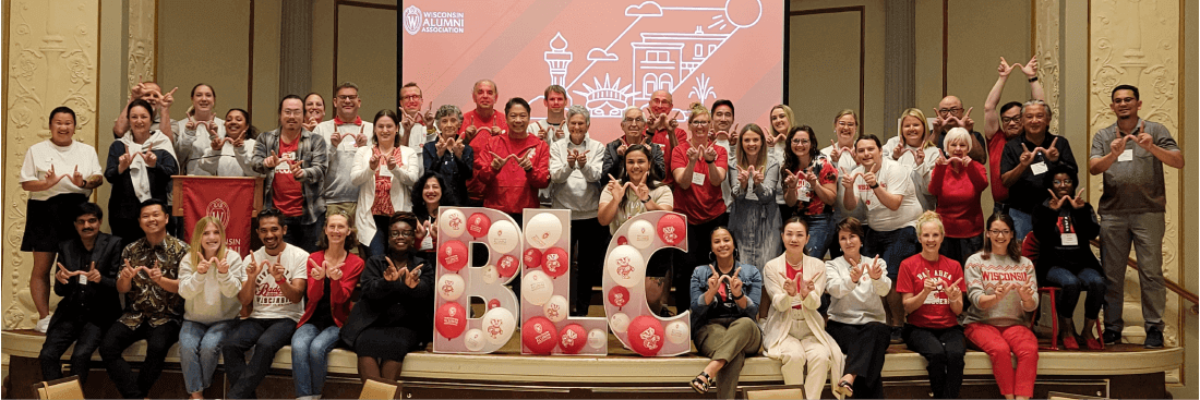 Alumni in attendance for the Badger Leaders Conference in 2022.