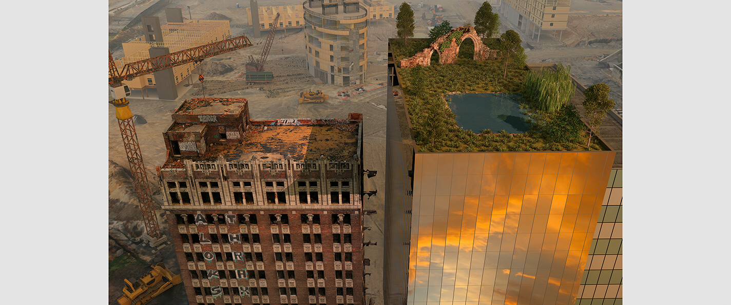 A cityscape created by Portlock.