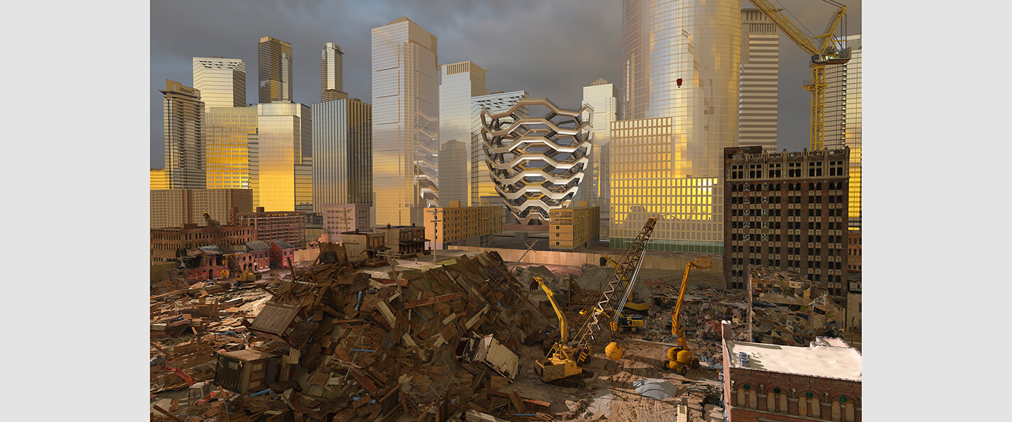 A cityscape created by Portlock.