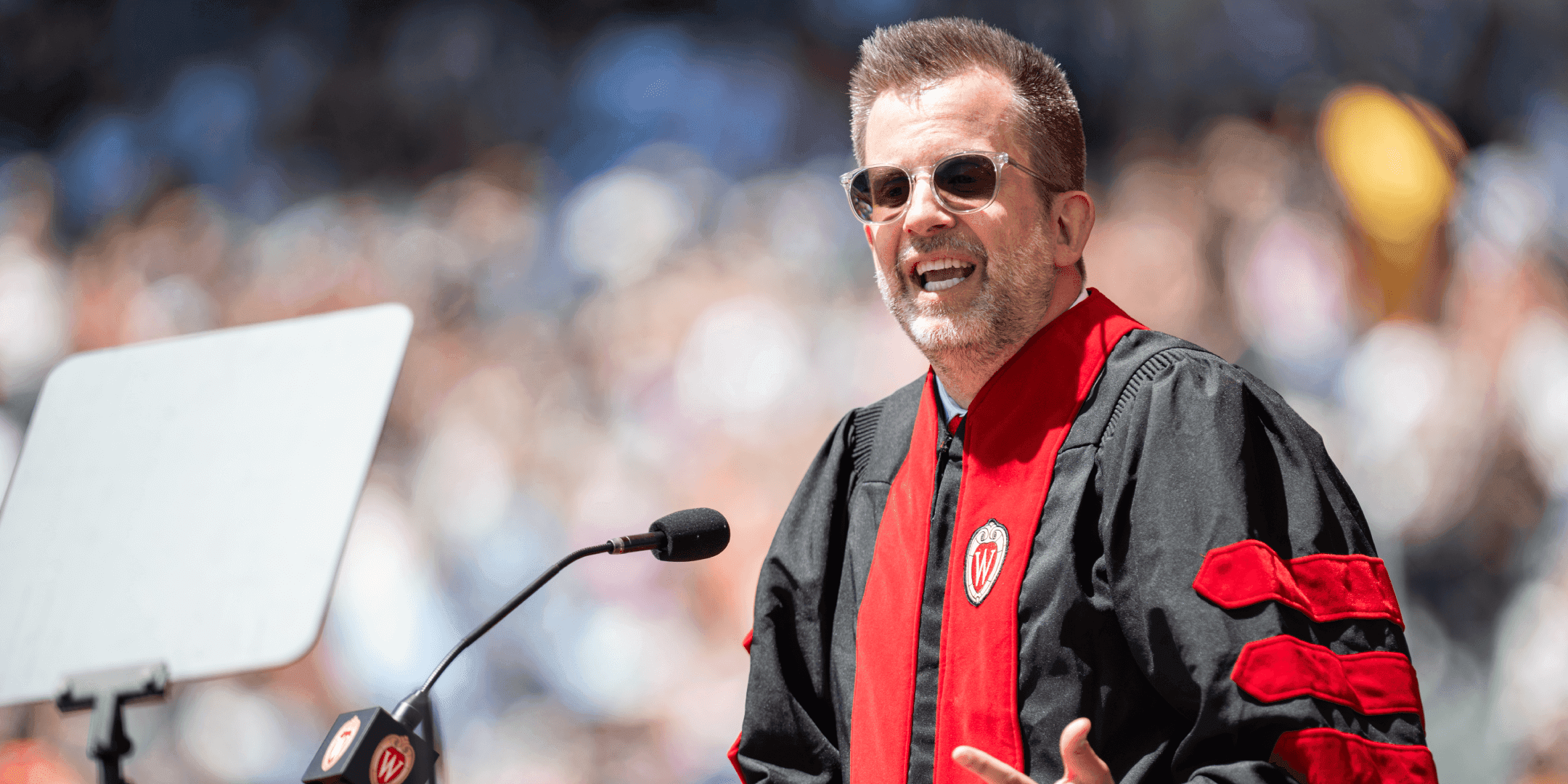 Commencement speaker Jason Gay